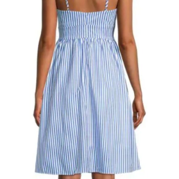 Avantlook Blue and White dress, Size Medium - Picture 2 of 6